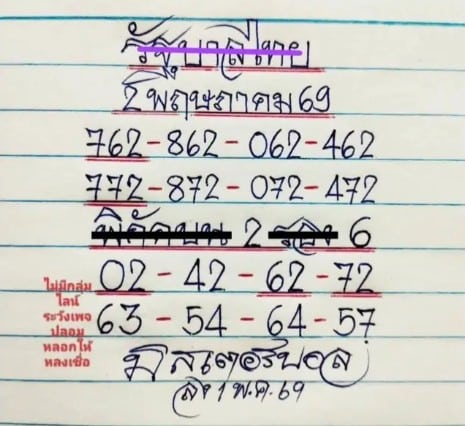 หวยมิสเตอร์บอล 2-5-69-1